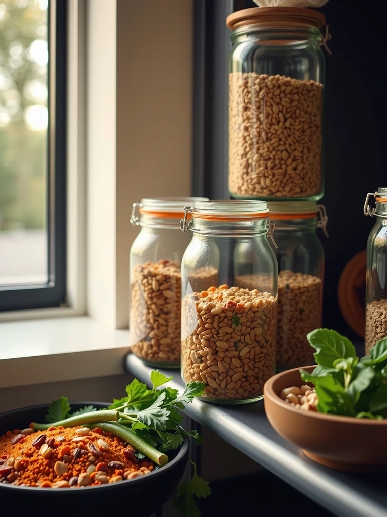 Der minimalistische Vorratsschrank